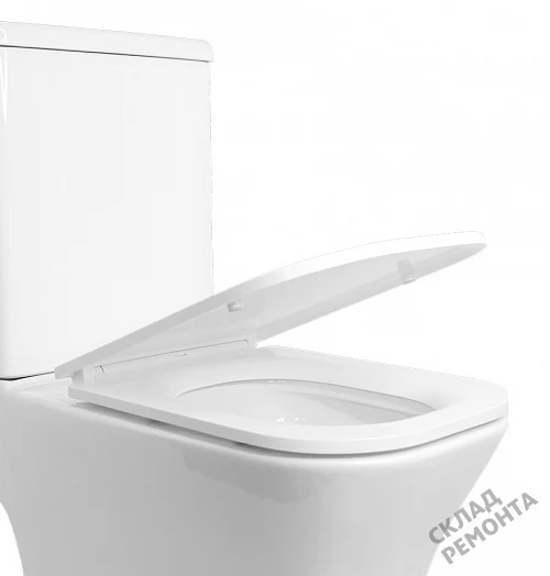 Фото Унитаз компакт напольный Calypso CS4852UQ-OK безободковый купить в Якутске: цена, описание, фото. Интернет-магазин 4
