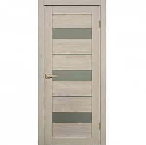 Дверь FlyDoors Лайт Дорс L20 ясень, микрофлекс, матовое стекло