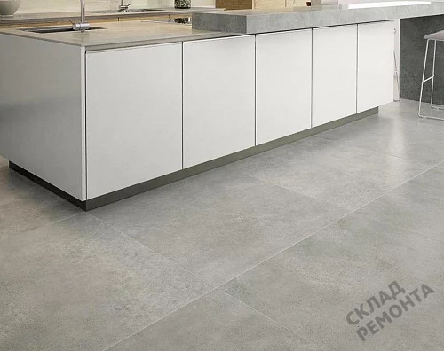 Фото Керамогранит матовый Steppe Ceramics Concrete Grey серый 600*600*9 – купить в Якутске: цена, описание, фото. Интернет-магазин 3
