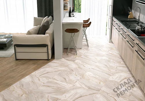 Фото Керамогранит лаппатированный Alma Ceramica Мэджик GFU04MGC47L серый 600*600*9 – купить в Якутске: цена, описание, фото. Интернет-магазин 2