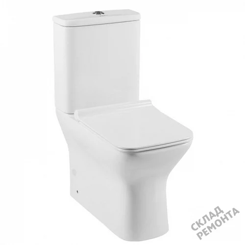 Фото Унитаз напольный Aquanet Cube-C 210759 безободковый купить в Якутске: цена, описание, фото. Интернет-магазин 5