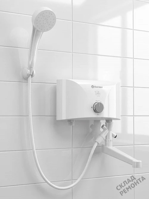 Фото Водонагреватель проточный Thermex Vetro 5500 combi л. – купить в Якутске: цена, описание, фото. Интернет-магазин 1