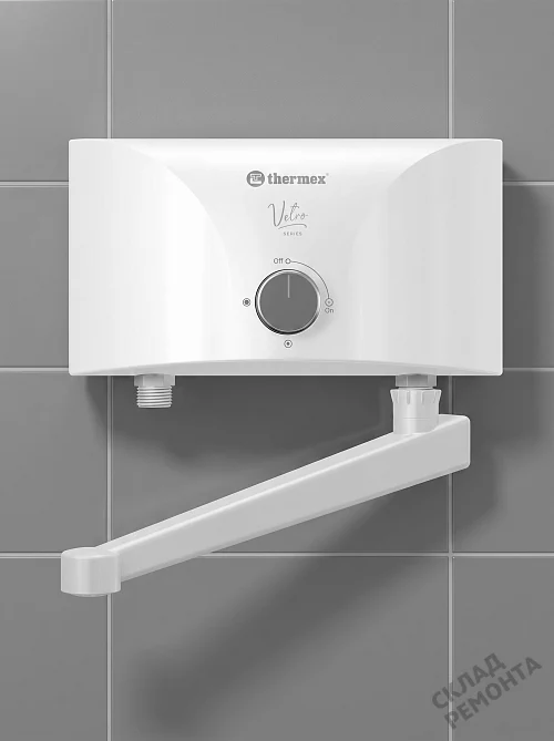 Фото Водонагреватель проточный Thermex Vetro 6500 tap – купить в Якутске: цена, описание, фото. Интернет-магазин 1