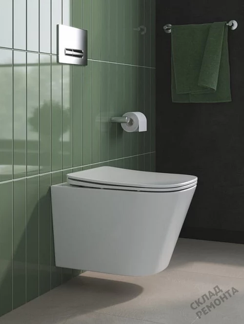 Фото Унитаз подвесной BelBagno Due 2.0 BB7107CHR/SC безободковый купить в Якутске: цена, описание, фото. Интернет-магазин 1