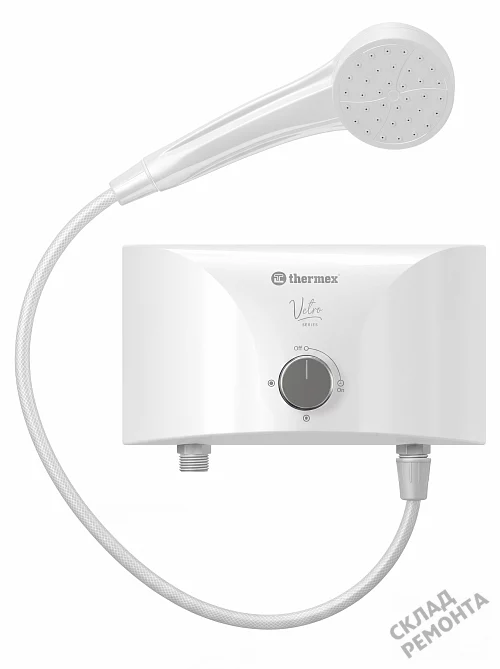 Фото Водонагреватель проточный Thermex Vetro 5500 shower – купить в Якутске: цена, описание, фото. Интернет-магазин 2