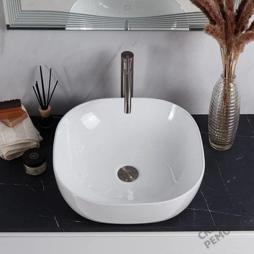 Фото Раковина накладная BelBagno BB1301 42.5 см купить в Якутске: цена, описание, фото. Интернет-магазин 5