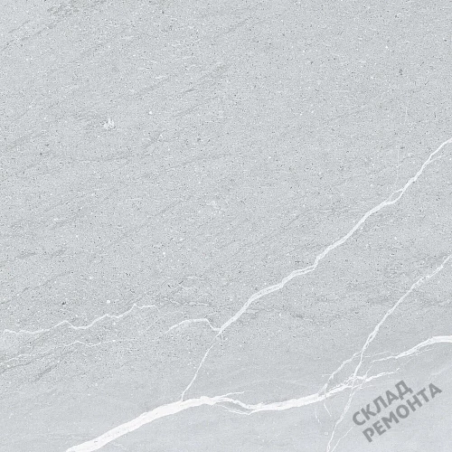 Фото Керамогранит матовый Steppe Ceramics Parma Grey светло-серый 600*600*9,5 – купить в Якутске: цена, описание, фото. Интернет-магазин 1