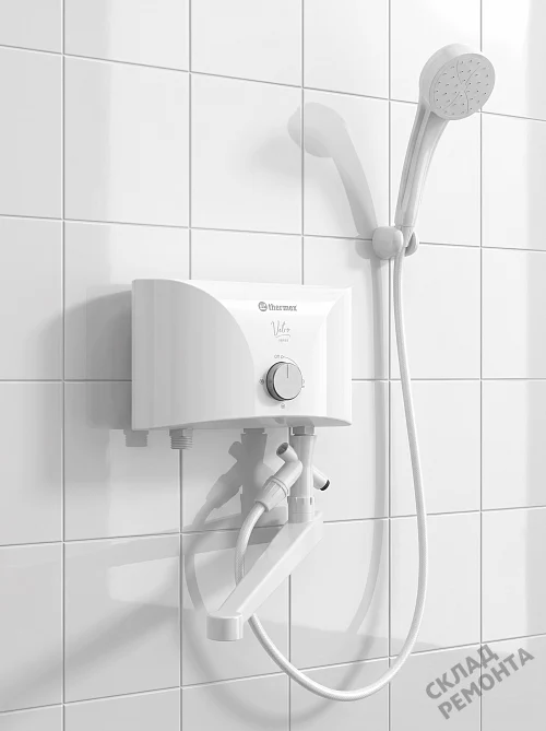 Фото Водонагреватель проточный Thermex Vetro 6500 combi – купить в Якутске: цена, описание, фото. Интернет-магазин 1