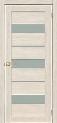 Дверь FlyDoors Ла Стелла 200 ясень снежный, экошпон, матовое стекло