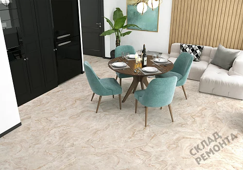 Фото Керамогранит лаппатированный Alma Ceramica Невада GFU04NVD40L бежевый 600*600*9 – купить в Якутске: цена, описание, фото. Интернет-магазин 2