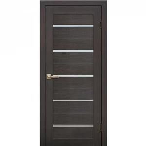 Дверь FlyDoors Лайт Дорс L26 венге 3Д, микрофлекс, матовое стекло