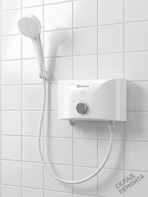 Фото Водонагреватель проточный Thermex Vetro 6500 shower л. – купить в Якутске: цена, описание, фото. Интернет-магазин 1