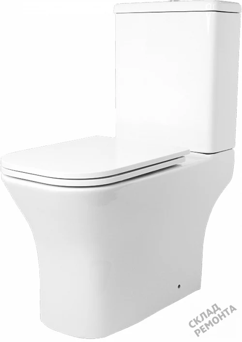 Фото Унитаз компакт напольный Calypso CS4852UQ-OK безободковый купить в Якутске: цена, описание, фото. Интернет-магазин 2