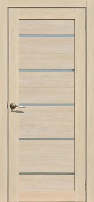 Дверь FlyDoors Ла Стелла 206 ясень латте, экошпон, матовое стекло