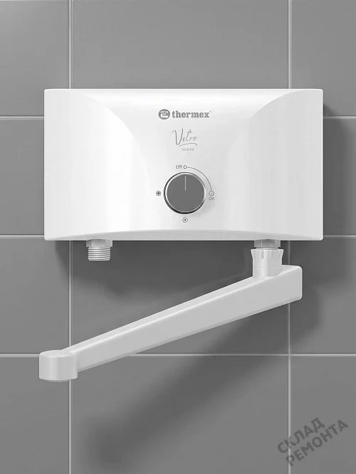 Фото Водонагреватель проточный Thermex Vetro 6500 tap л. – купить в Якутске: цена, описание, фото. Интернет-магазин 1