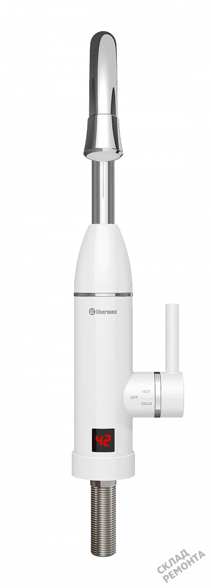 Фото Водонагреватель проточный Thermex Hotty 3000, 3 кВт – купить в Якутске: цена, описание, фото. Интернет-магазин 4