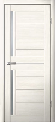 Дверь FlyDoors Ла Стелла 202 ясень снежный, экошпон, матовое стекло
