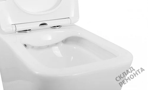 Фото Унитаз подвесной BelBagno Due 2.0 BB7107CHR/SC безободковый купить в Якутске: цена, описание, фото. Интернет-магазин 5