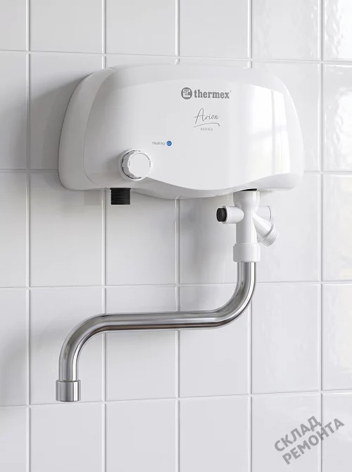 Фото Водонагреватель проточный Thermex Arion 3500 tap – купить в Якутске: цена, описание, фото. Интернет-магазин 1