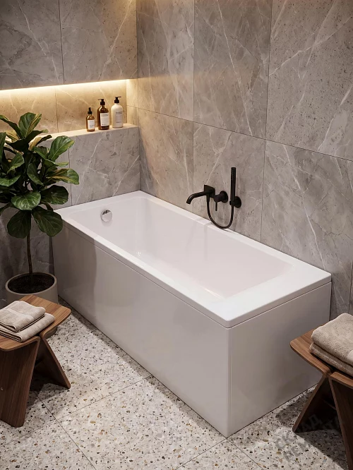Фото Ванна акриловая Roca Easy ZRU9302904 без гидромассажа 150*70  купить в Якутске: цена, описание, фото. Интернет-магазин 1