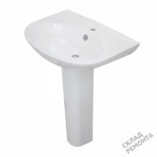 Фото Пьедестал для раковины Sanita Luxe Classic CLCSLWB01, белый купить в Якутске: цена, описание, фото. Интернет-магазин 2