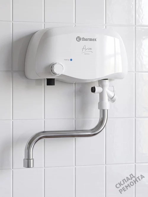 Фото Водонагреватель проточный Thermex Arion 3500 tap л. – купить в Якутске: цена, описание, фото. Интернет-магазин 1