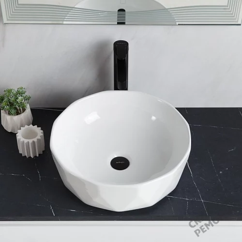 Фото Раковина накладная BelBagno BB1409 41 см купить в Якутске: цена, описание, фото. Интернет-магазин 5