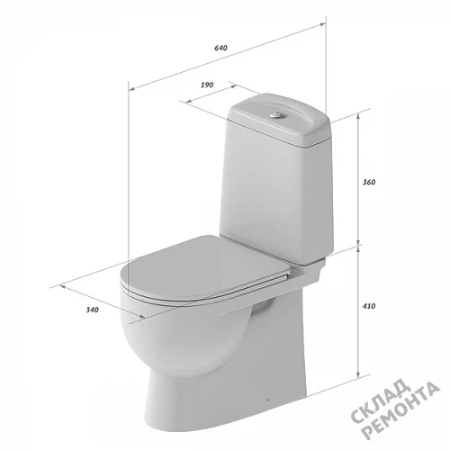 Фото Унитаз компакт напольный Sanita Luxe Best DМ BSTSLCC04020522 купить в Якутске: цена, описание, фото. Интернет-магазин 2