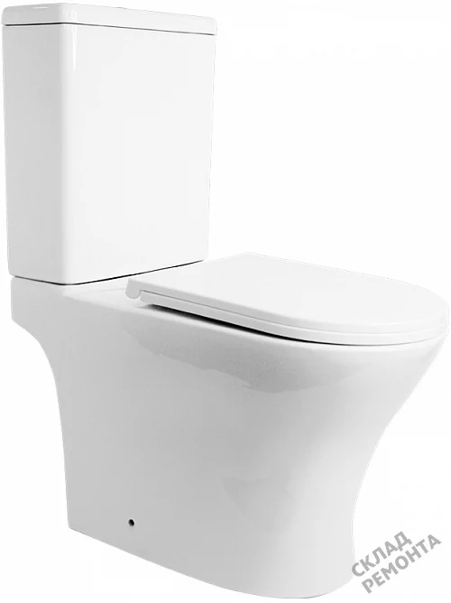 Фото Унитаз компакт напольный Calypso CS4851UQ-TK(OK) безободковый купить в Якутске: цена, описание, фото. Интернет-магазин 2