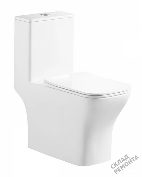 Фото Унитаз моноблок BelBagno Neon BB8617CPR-MN/SC безободковый купить в Якутске: цена, описание, фото. Интернет-магазин 3