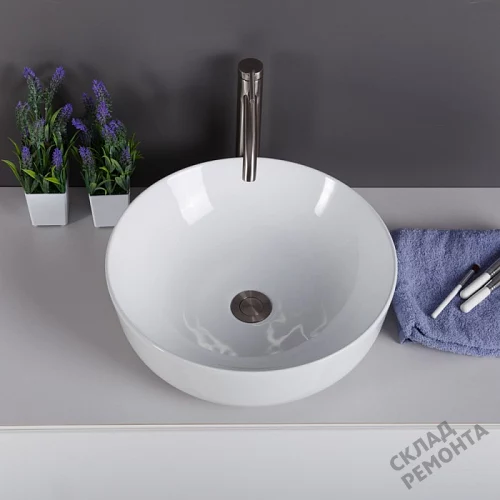 Фото Раковина накладная BelBagno BB1315 41 см купить в Якутске: цена, описание, фото. Интернет-магазин 4