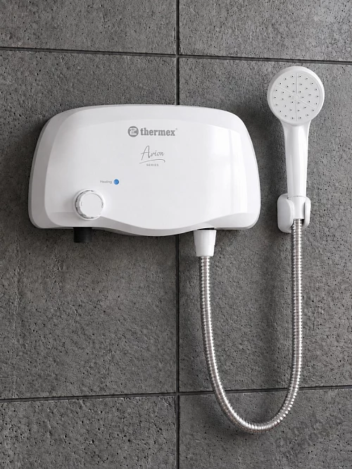 Фото Водонагреватель проточный Thermex Arion 3500 shower л. – купить в Якутске: цена, описание, фото. Интернет-магазин 1
