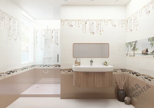 Фото Вставка Alma Ceramica Айленд DWA11ALD024 разноцветный 200*600 – купить в Якутске: цена, описание, фото. Интернет-магазин 3