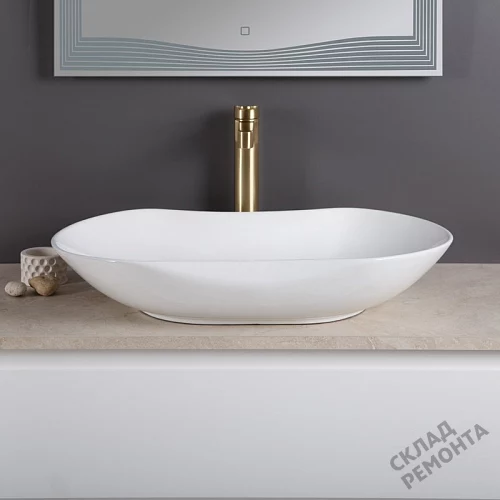 Фото Раковина накладная BelBagno BB1334, 66,5 см купить в Якутске: цена, описание, фото. Интернет-магазин 3