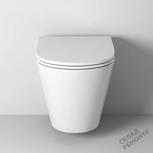 Фото Унитаз подвесной Grossman Tornado GR-4478SQ безободковый купить в Якутске: цена, описание, фото. Интернет-магазин 3