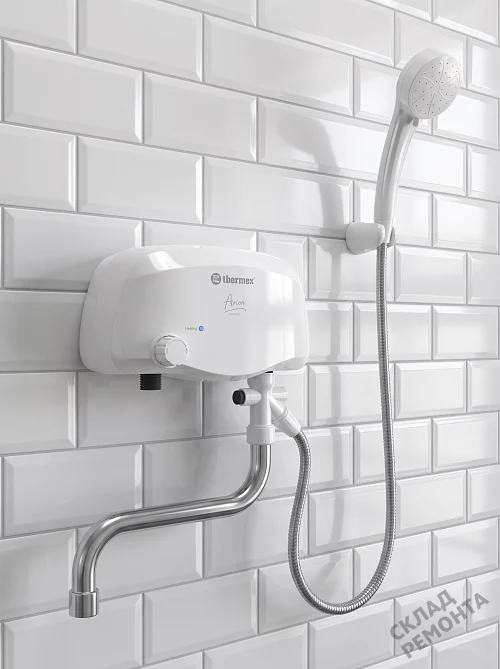Фото Водонагреватель проточный Thermex Arion 3500 combi – купить в Якутске: цена, описание, фото. Интернет-магазин 1