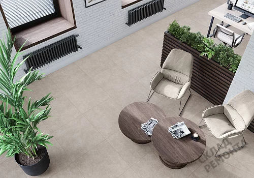 Фото Керамогранит матовый Alma Ceramica Берлин GFU04BLN70R коричневый 600*600*9 – купить в Якутске: цена, описание, фото. Интернет-магазин 2
