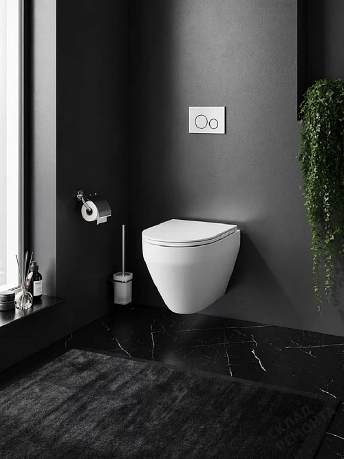 Фото Унитаз подвесной Am.Pm Spirit V2.0 C701700WH безободковый купить в Якутске: цена, описание, фото. Интернет-магазин 1